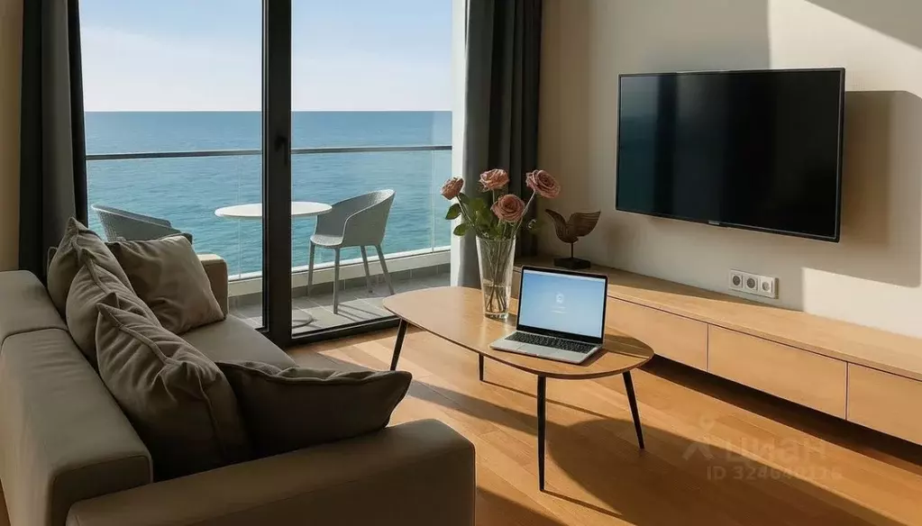 1-к кв. Крым, Ялта Приморский парк имени Гагарина кв-л, 1 (48.0 м) - Фото 1