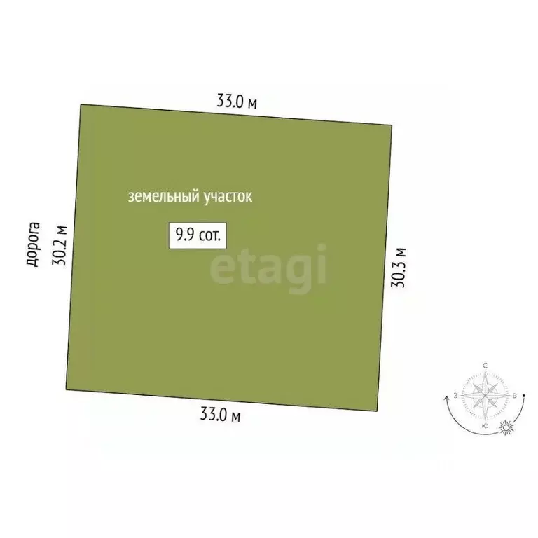 Участок в Тюменская область, Тюмень Большое Царево-1 СНТ,  (10.0 сот.) - Фото 0
