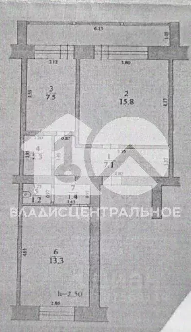 2-к кв. Алтайский край, Славгород ул. Герцена, 13Г (48.6 м) - Фото 1