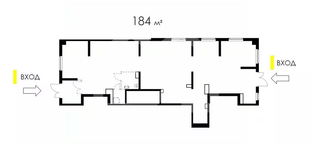 Помещение свободного назначения в Москва Амурская ул., 2к1 (184 м) - Фото 2