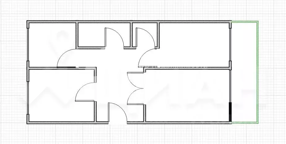 2-к кв. Пермский край, Кунгур Батальонная ул., 7 (62.5 м) - Фото 2