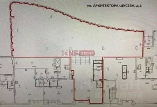 Торговая площадь в Москва ул. Архитектора Щусева, 1 (478 м) - Фото 1