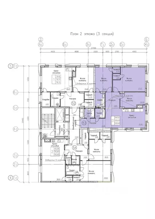 3-к кв. Воронежская область, Воронеж Кольцовская ул., 15 (129.61 м) - Фото 1