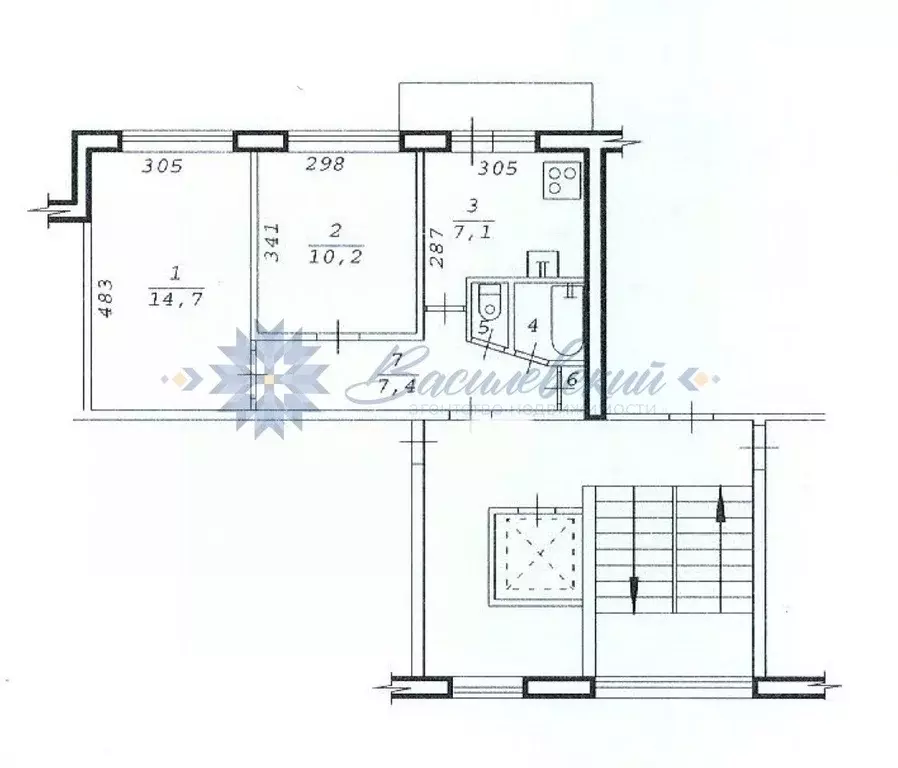 2-к кв. Новосибирская область, Новосибирск ул. Чапаева, 7/3 (42.0 м) - Фото 0