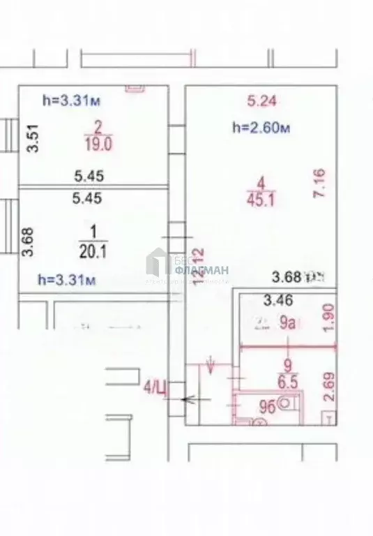 Помещение свободного назначения в Москва Ленинский просп., 43 (100 м) - Фото 2