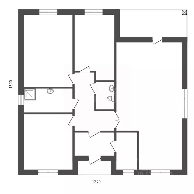 Дом в Тюменская область, Тюменский муниципальный округ, д. Решетникова ... - Фото 2