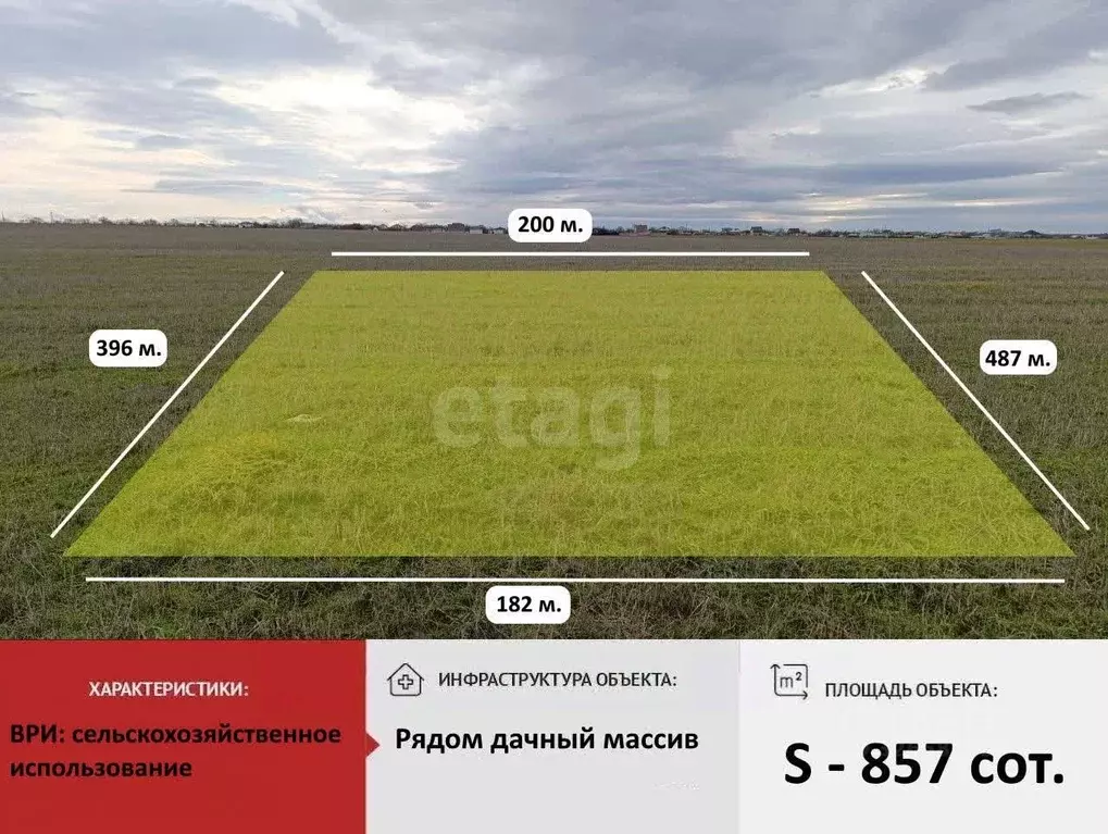 Участок в Крым, Симферопольский район, с. Перово  (857.13 сот.) - Фото 1