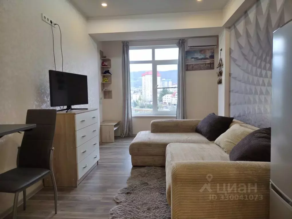 Студия Краснодарский край, Сочи Вишневая ул., 5А (28.0 м) - Фото 2