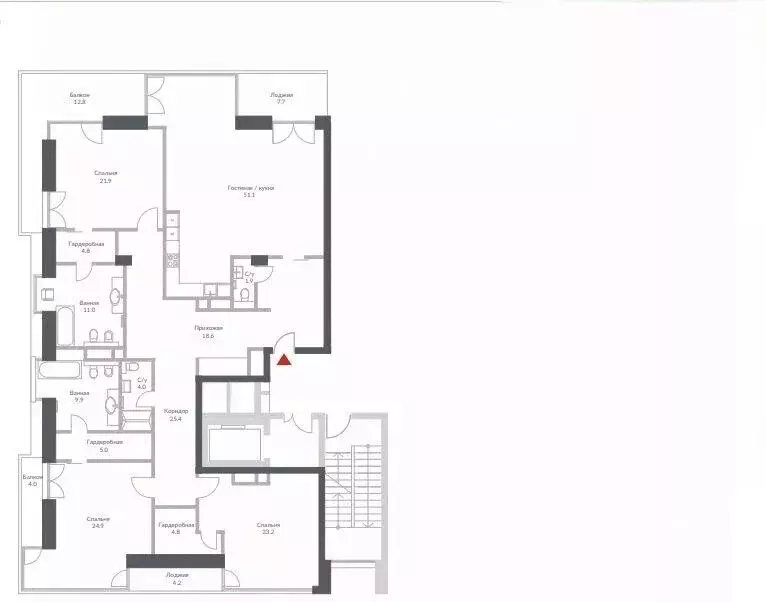 5-к кв. Москва Минская ул., 2Вк1 (305.0 м) - Фото 2