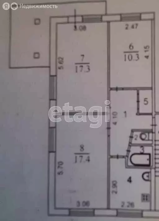 3-комнатная квартира: Иркутск, улица Воровского, 6 (61.3 м) - Фото 0