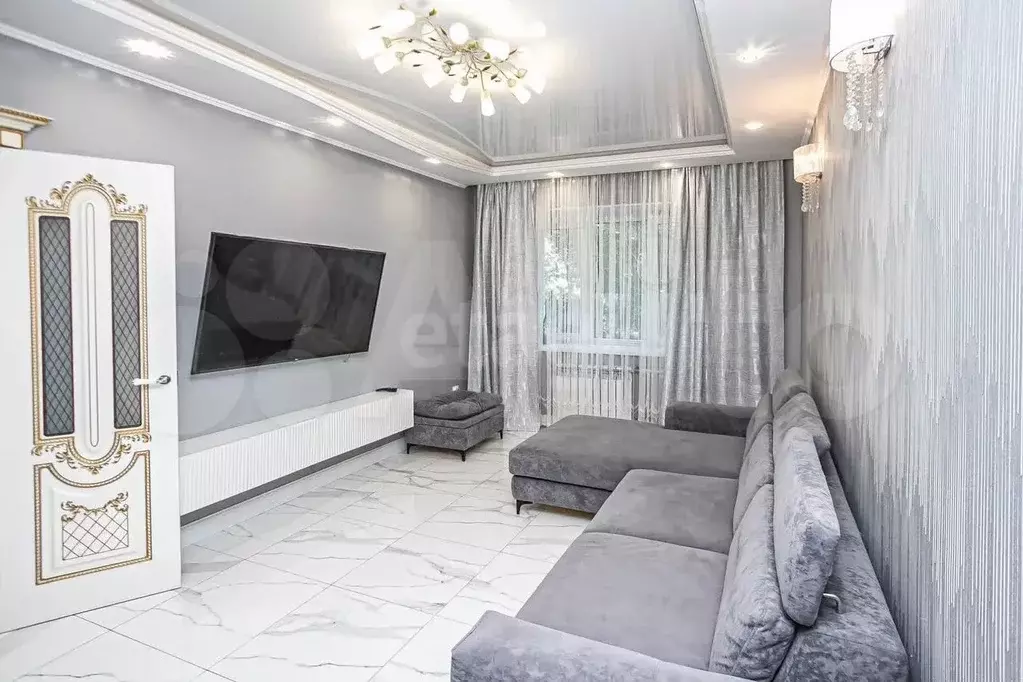 3-к. квартира, 80,6 м, 3/6 эт. - Фото 1