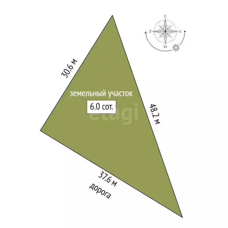 Участок в Добровское сельское поселение, село Заречное, улица имени ... - Фото 1