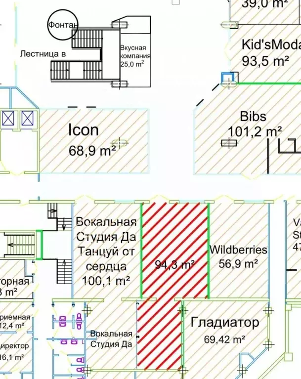Торговая площадь в Самарская область, Самара Лесная ул., 33 (94 м) - Фото 2