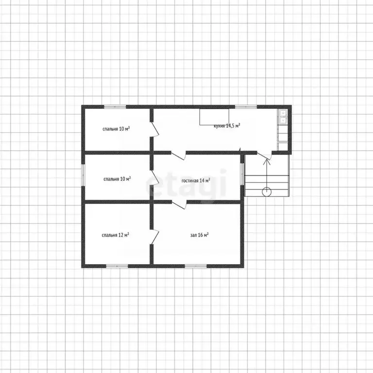 Дом в Адыгея, Майкоп городской округ, Ханская ст-ца ул. Кооперативная ... - Фото 2