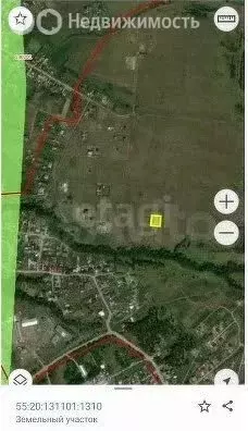 Участок в село Надеждино, Родниковая улица (14.39 м) - Фото 1