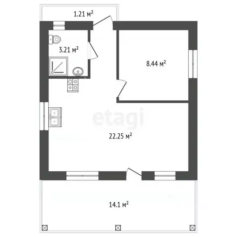 Дом в Ярославская область, Борисоглебский рп ул. Верхняя (56 м) - Фото 2