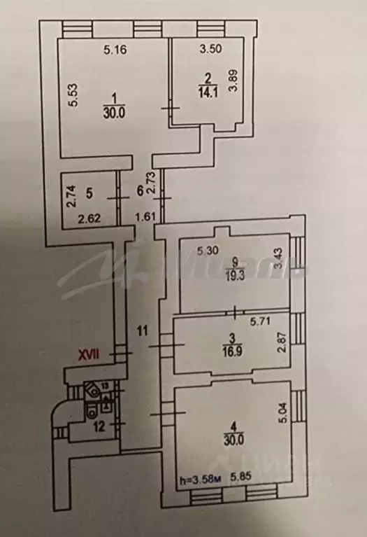 Помещение свободного назначения в Москва Энергетическая ул., 7 (146 м) - Фото 1