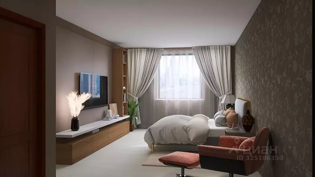 1-к кв. Крым, Черноморское пгт ул. Димитрова, 1А (40.9 м) - Фото 1