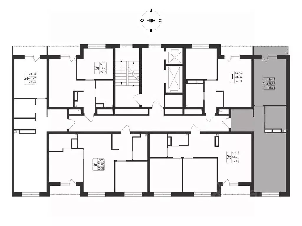 2-к кв. Воронежская область, Воронеж Первое Мая мкр, Май жилой ... - Фото 2
