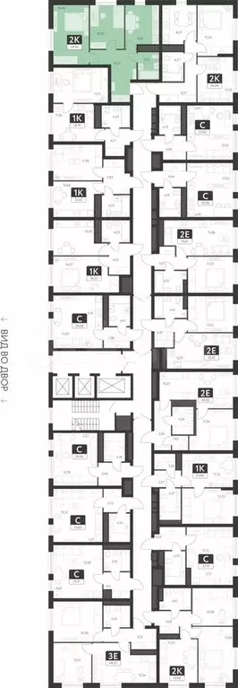 2-к. квартира, 48,4 м, 16/25 эт. - Фото 1