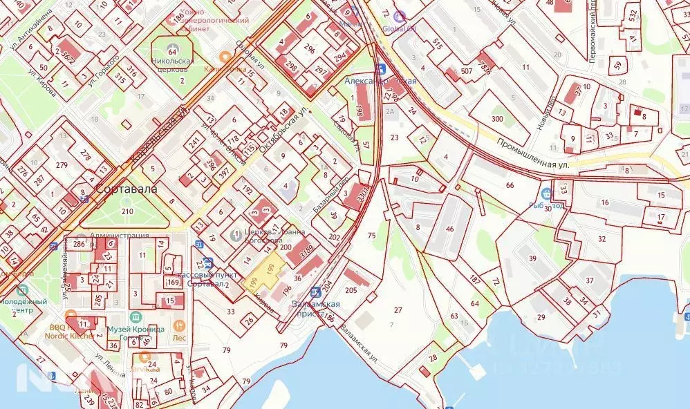 Участок в Карелия, Сортавала ул. 40 лет ВЛКСМ, 1А (22.07 сот.) - Фото 1