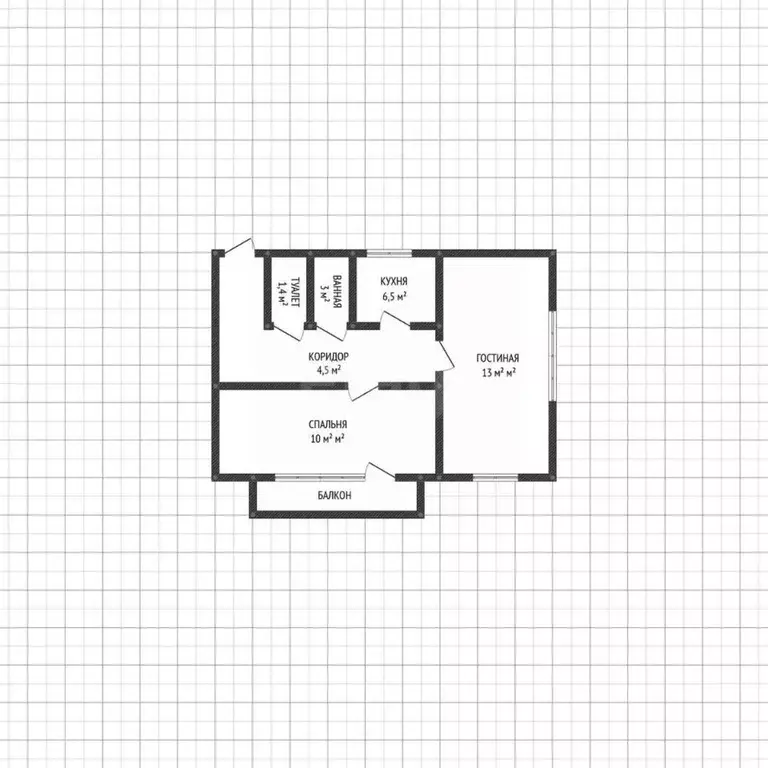 2-к кв. Адыгея, Майкоп ул. Калинина, 217 (38.4 м) - Фото 2
