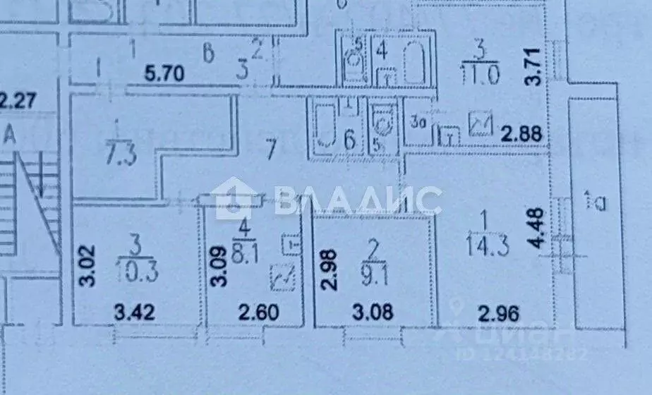 3-к кв. Москва ул. Поликарпова, 19к1 (54.1 м) - Фото 2