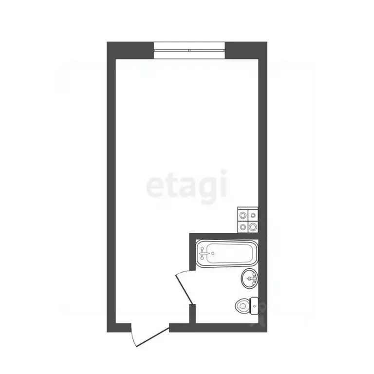 Студия Кемеровская область, Кемерово Октябрьский просп., 85 (22.5 м) - Фото 1