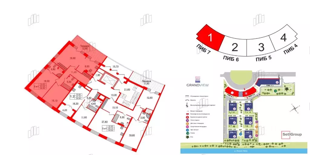 2-к кв. Санкт-Петербург Петровский просп., 28к1 (86.8 м) - Фото 1