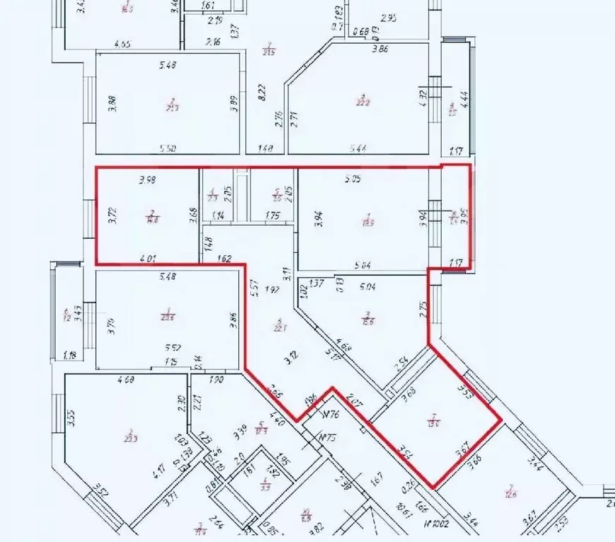 3-к кв. Татарстан, Казань ул. Четаева, 14 (91.3 м) - Фото 1