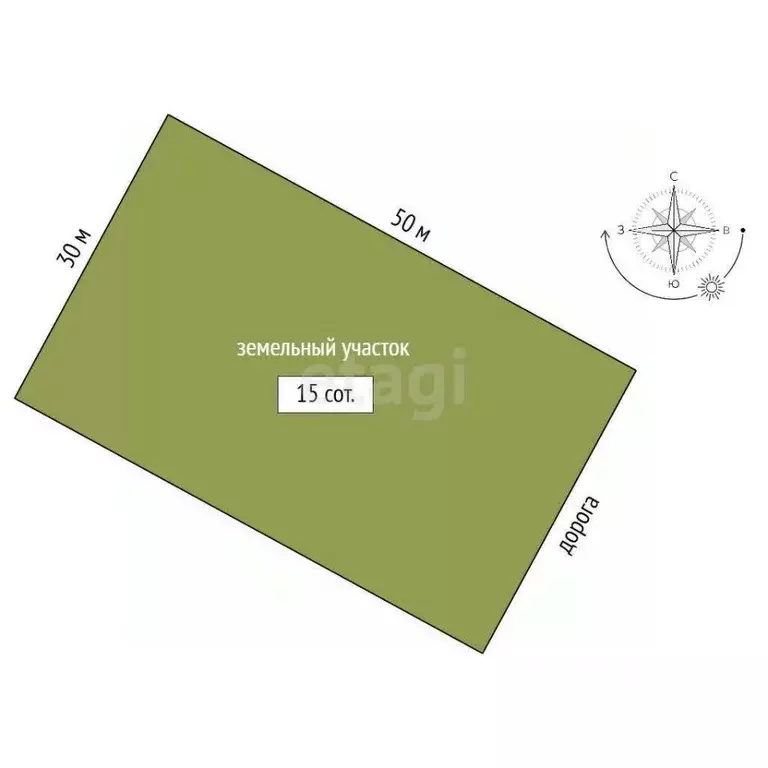 Участок в Крым, Кировский район, Журавское с/пос, с. Тутовка ул. Яшлык ... - Фото 2