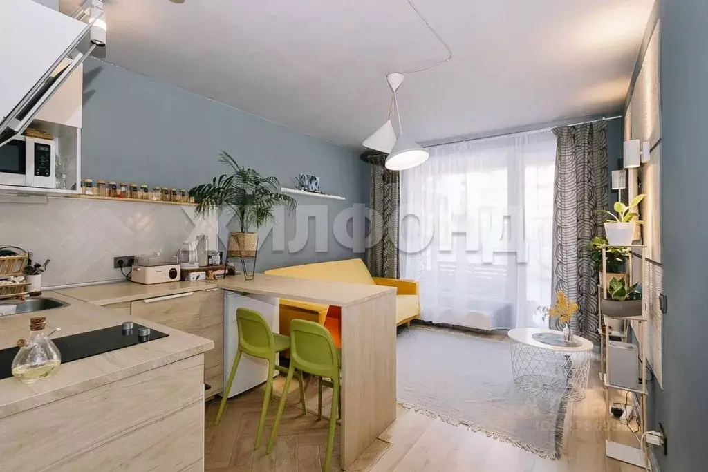 1-к кв. Новосибирская область, Новосибирск ул. Владимира Заровного, 24 ... - Фото 1