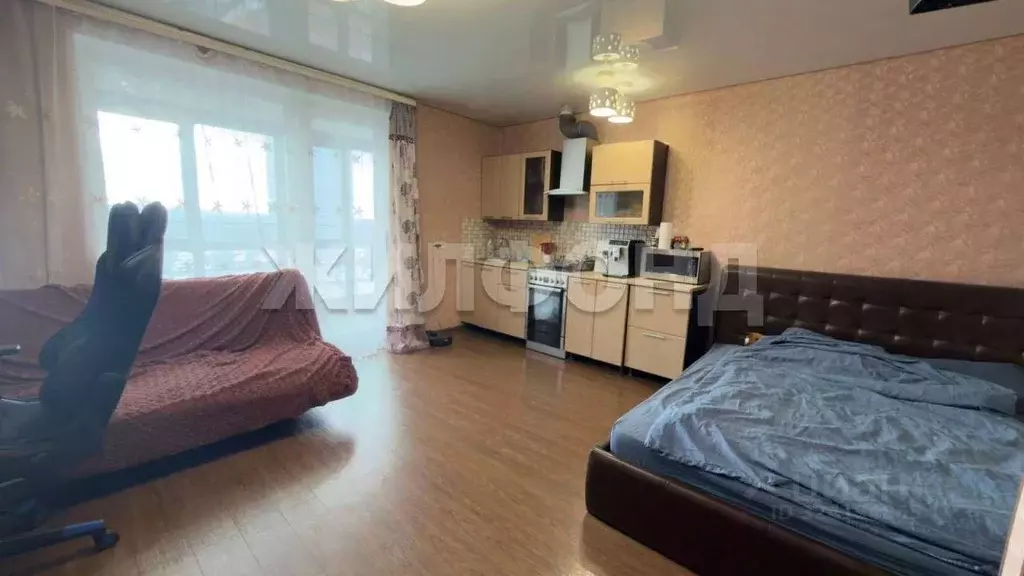 1-к кв. Новосибирская область, Новосибирск Большевистская ул., 104 ... - Фото 1