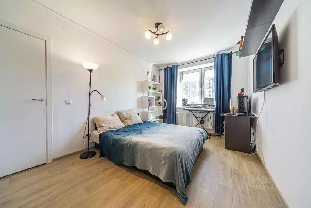 1-к кв. Ленинградская область, Всеволожский район, пос. Бугры бул. ... - Фото 1