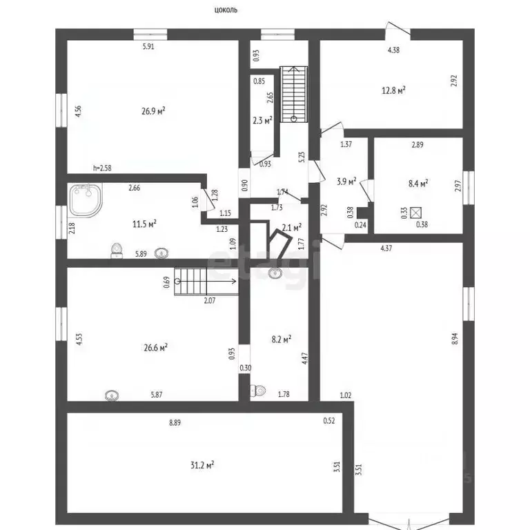 Дом в Алтайский край, Новоалтайск Северный мкр, 4-й кв-л, 12 (272 м) - Фото 2