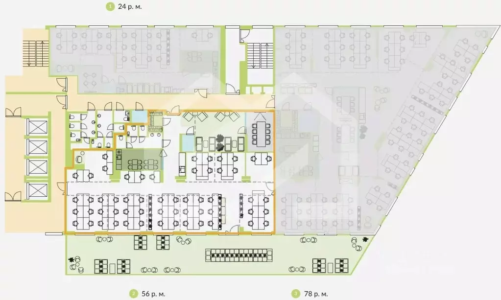 Помещение свободного назначения в Москва просп. Андропова, 10 (392 м) - Фото 2