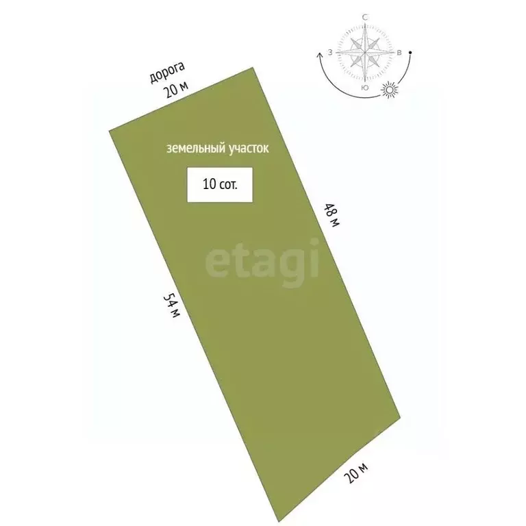 Участок в Оренбургская область, Оренбург городской округ, с. Городище  ... - Фото 1