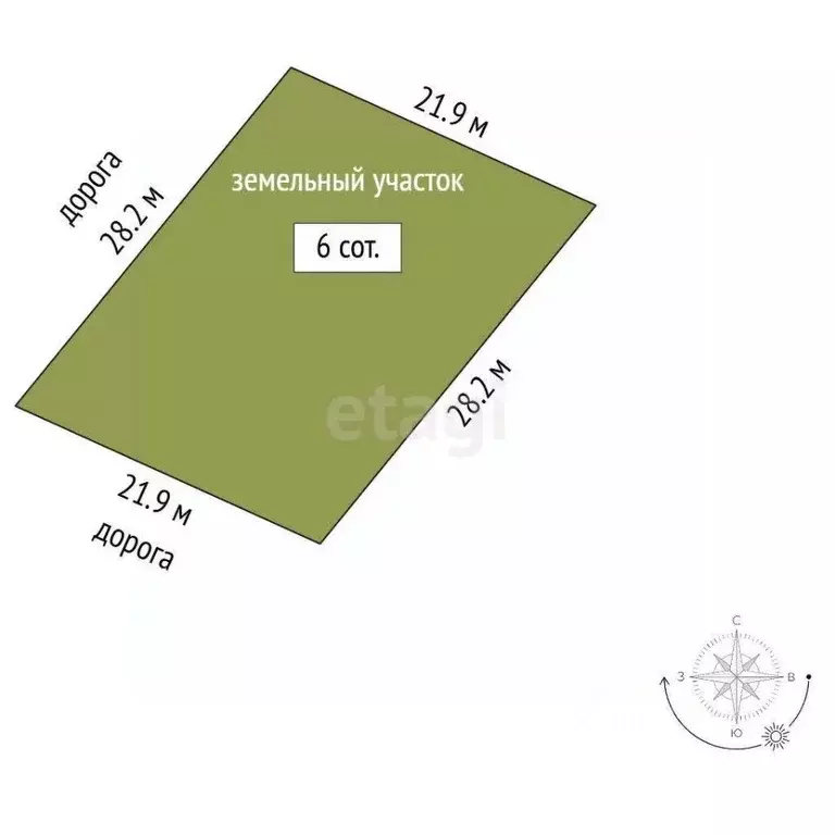 Участок в Крым, Симферополь ул. Васильковая (6.0 сот.) - Фото 1