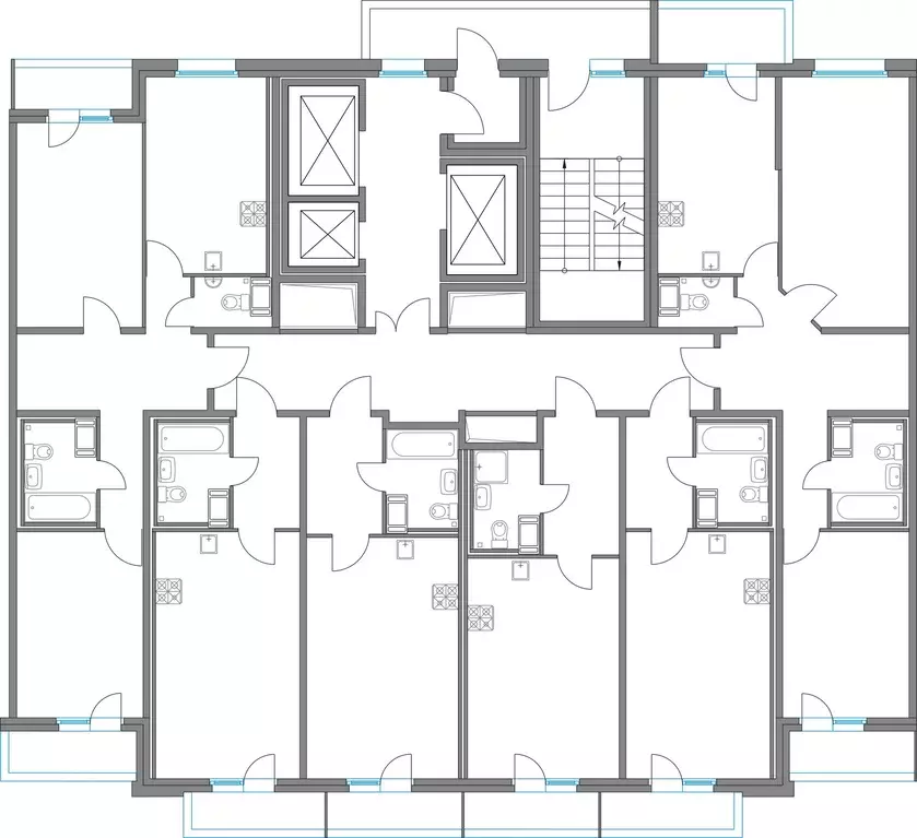 Студия Санкт-Петербург Богатырский просп., 2А (29.0 м) - Фото 1