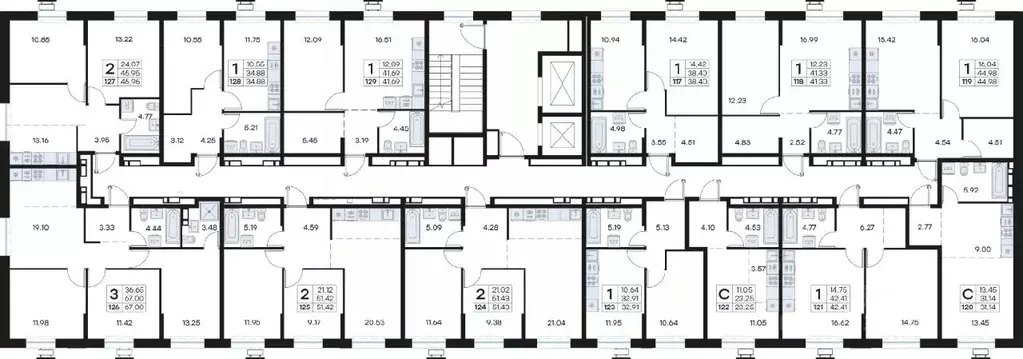 1-к кв. Приморский край, Владивосток Клуб 25 жилой комплекс, 1 (32.91 ... - Фото 2