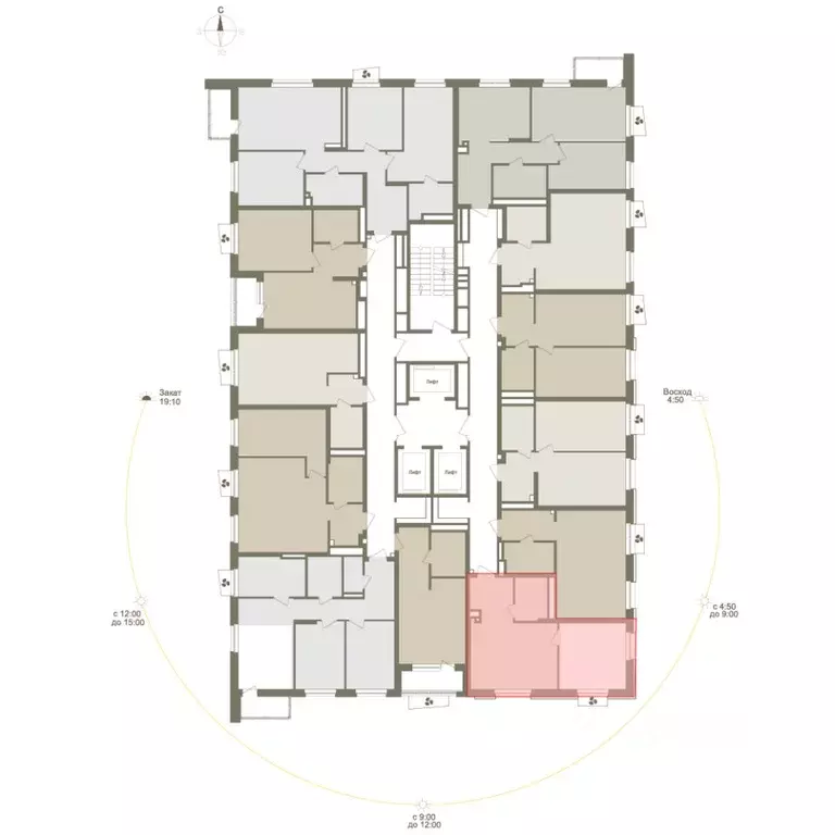 1-к кв. Башкортостан, Уфа Родина Парк жилой комплекс (42.4 м) - Фото 2