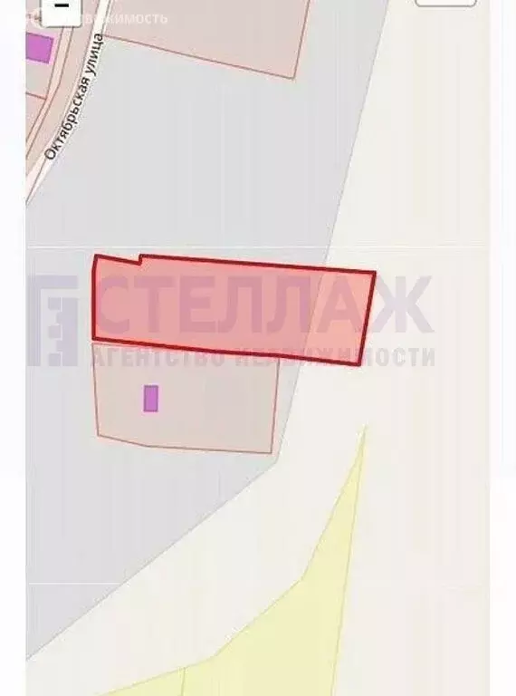 Участок в Приветное, Октябрьская улица, 66 (25 м) - Фото 0