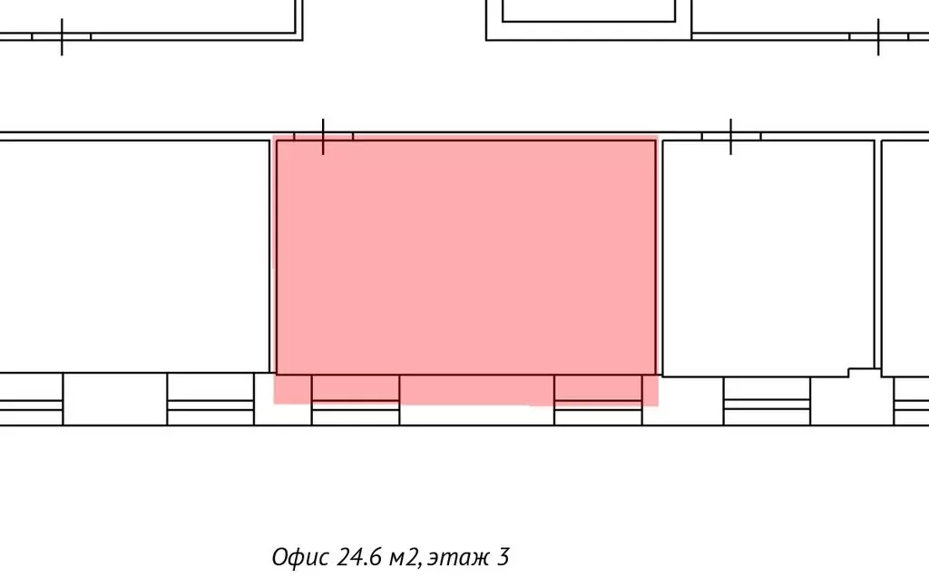 Офис (24.6 м) - Фото 1