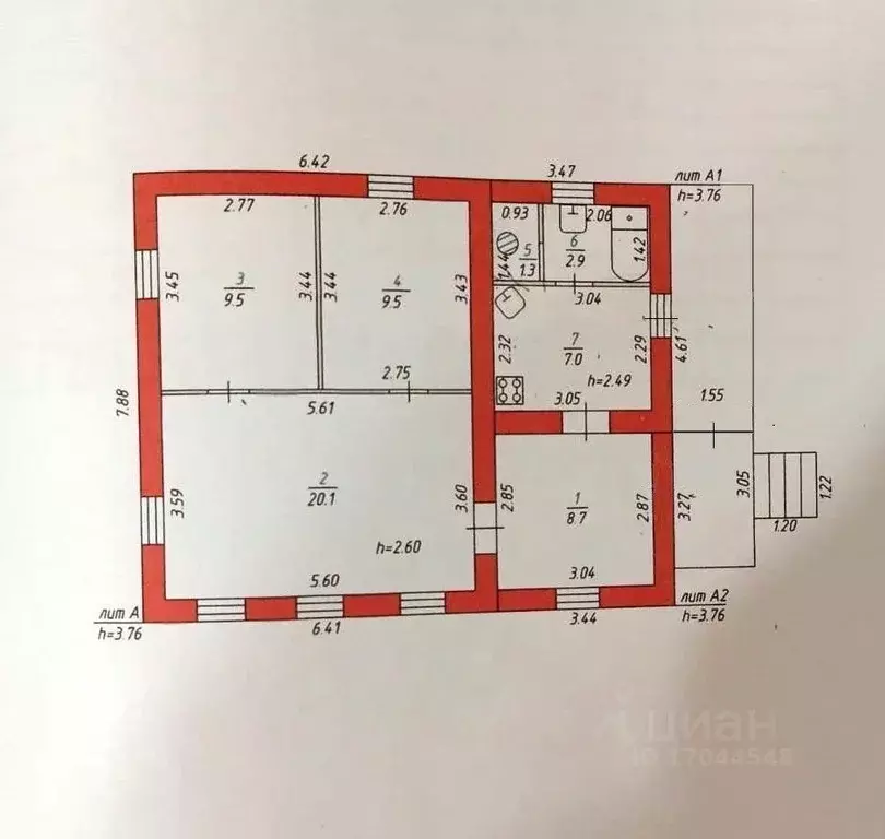 Дом в Орловская область, Орловский район, д. Ольховец ул. Сиреневая, ... - Фото 2