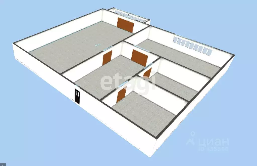 1-к кв. Белгородская область, Губкин Горняк мкр, 5 (37.2 м) - Фото 1