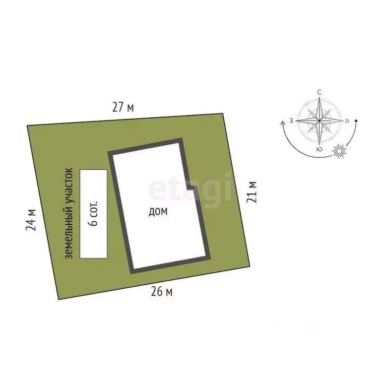 Дом в Красноярский край, Красноярск Лесная ул., 87 (600 м) - Фото 1