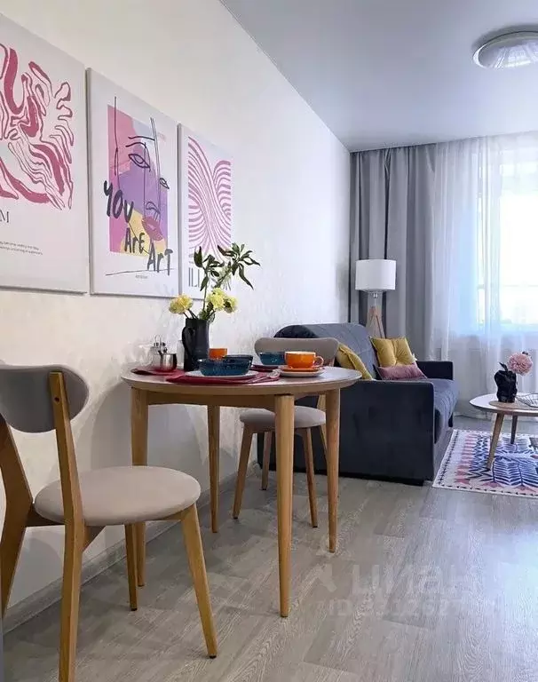 Студия Санкт-Петербург ул. Парфеновская, 9к1 (30.0 м) - Фото 1