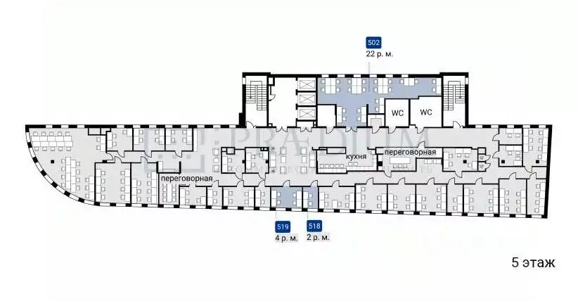 Офис в Москва Большая Садовая ул., 5к2 (110 м) - Фото 1