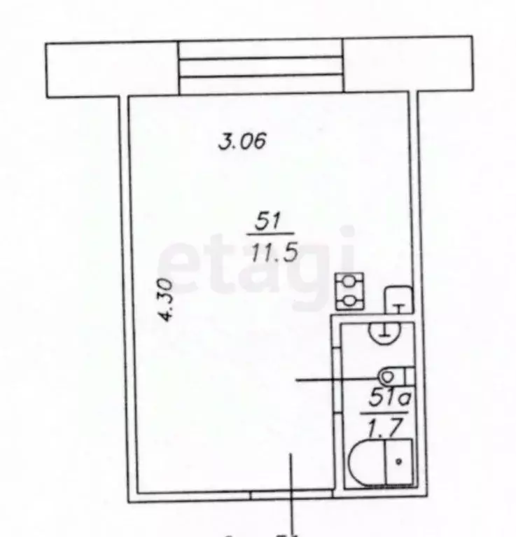 Студия Татарстан, Казань ул. Ярослава Гашека, 3 (15.2 м) - Фото 1