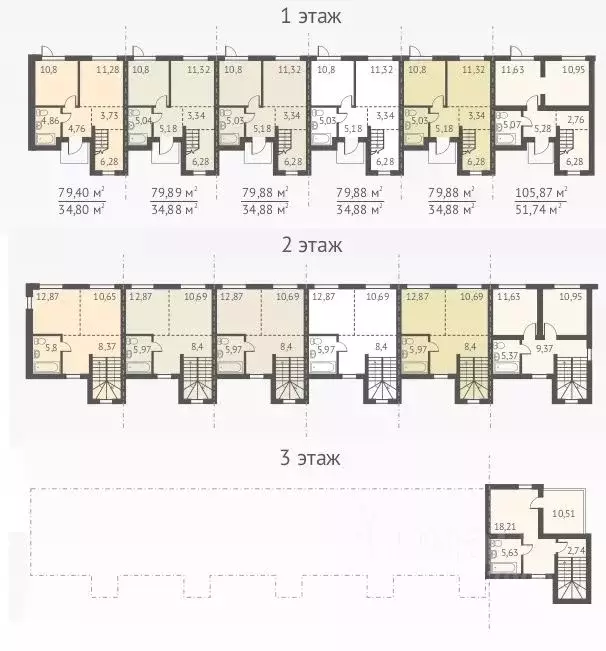 Таунхаус в Новосибирская область, Бердск 26 (109 м) - Фото 1